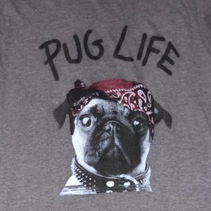 A gray Tee Luv T-shirt